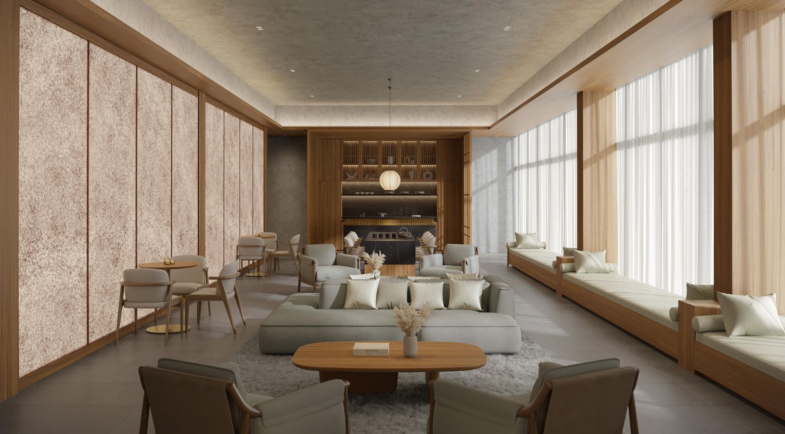 Artist's impression of the sky lounge